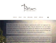 Tablet Screenshot of braun-wein-sekt.de